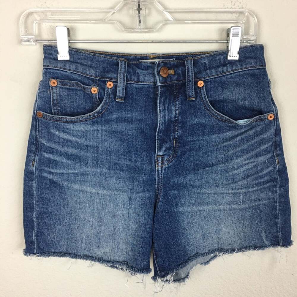 Madewell Blue Denim Highrise Shorts 25
